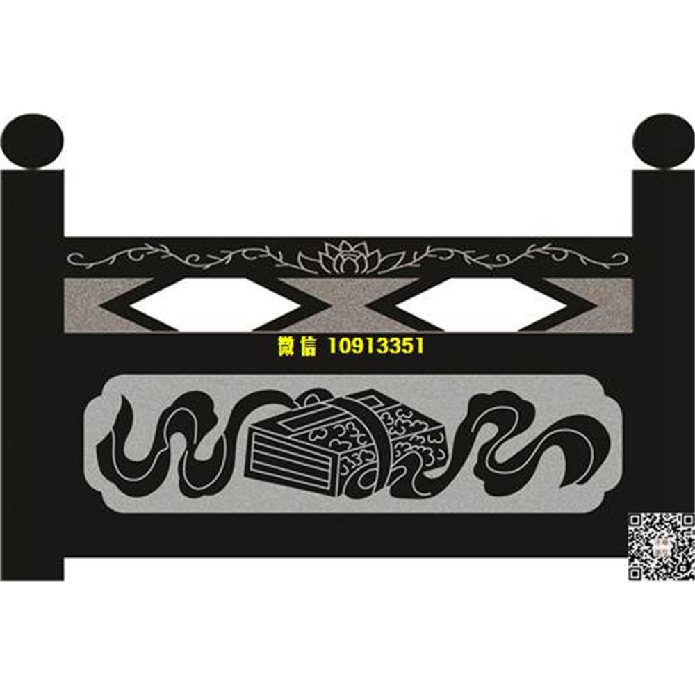 精雕图109八宝栏板精雕图线雕图线条图单线铣底图_电脑雕刻plt文泰矢量图精雕图浮雕图